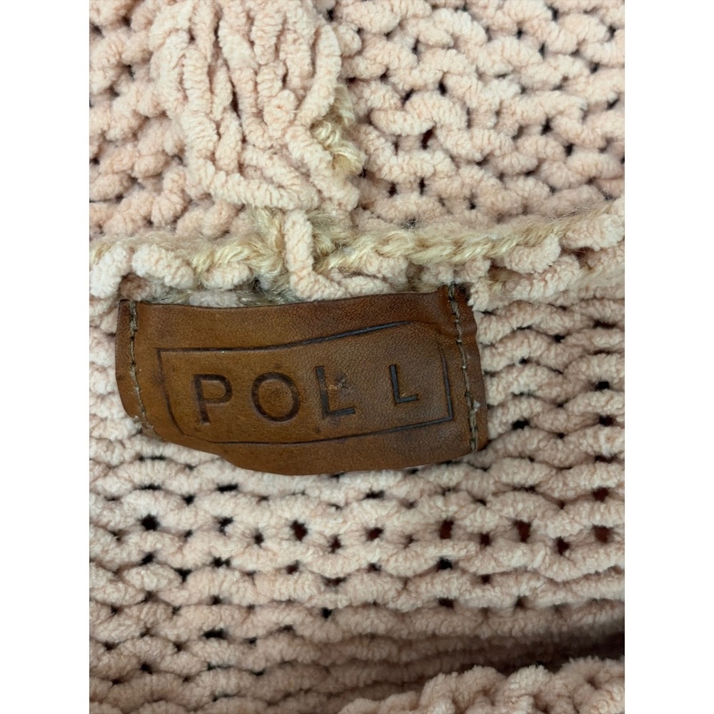 Pol Womens Boho Grunge Hoodie Sweater Distressed Chunky Knit Oversized L - Picture 5 of 7